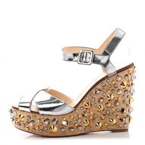 Christian Louboutin Silver Women's Sandals
